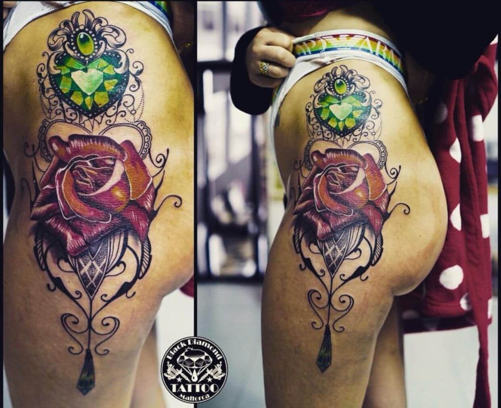 Color Tattoos Black Diamond