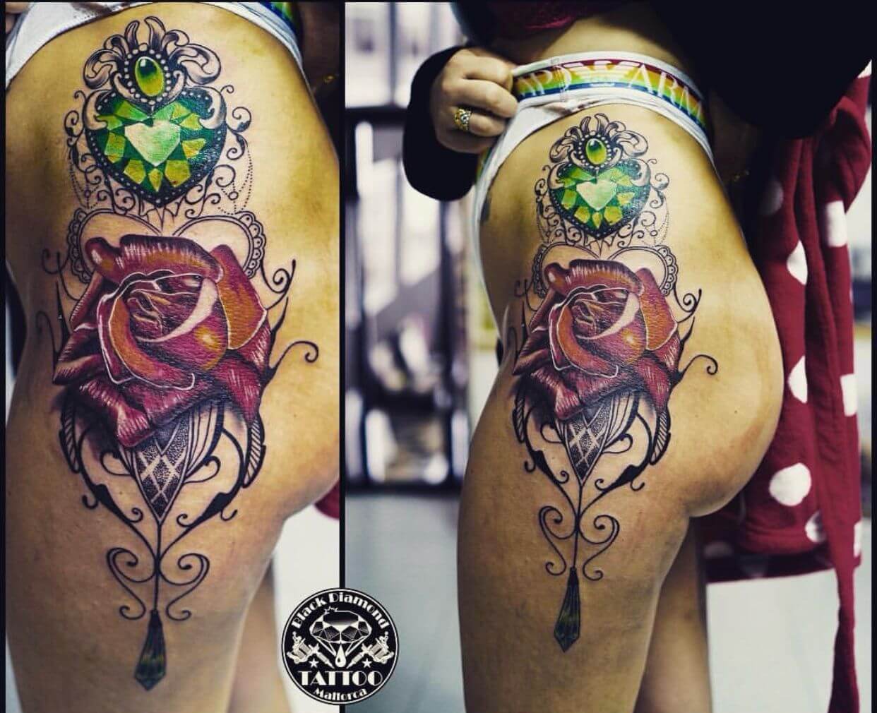 Color Tattoos Black Diamond